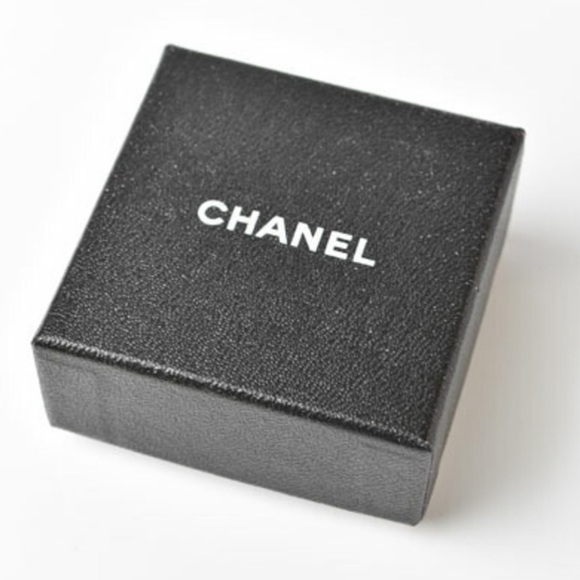 CHANEL ANTIQUE SILVER PEARL NECKLACE GREEN & BLACK ENAMEL 3 SIGNATURE HANGING CC - Picture 6 of 6